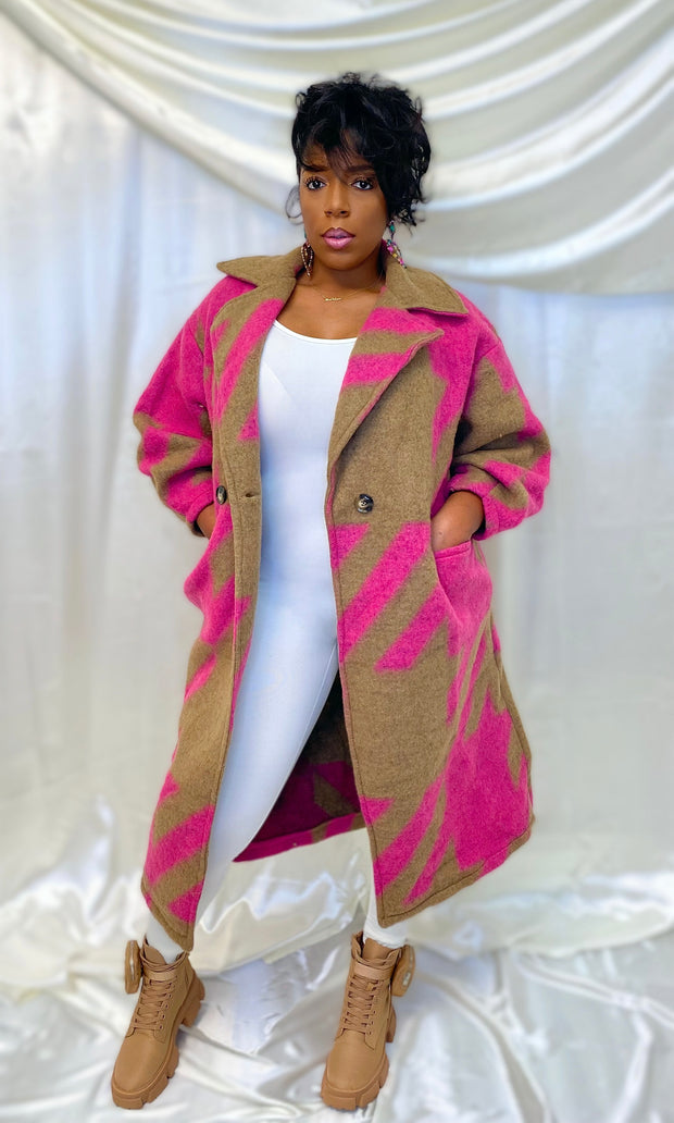 Trendsetter Trench (Pink)